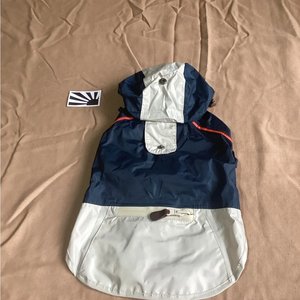 NWOT Reddy Reflective Navy Colorblock Dog Jacket XS